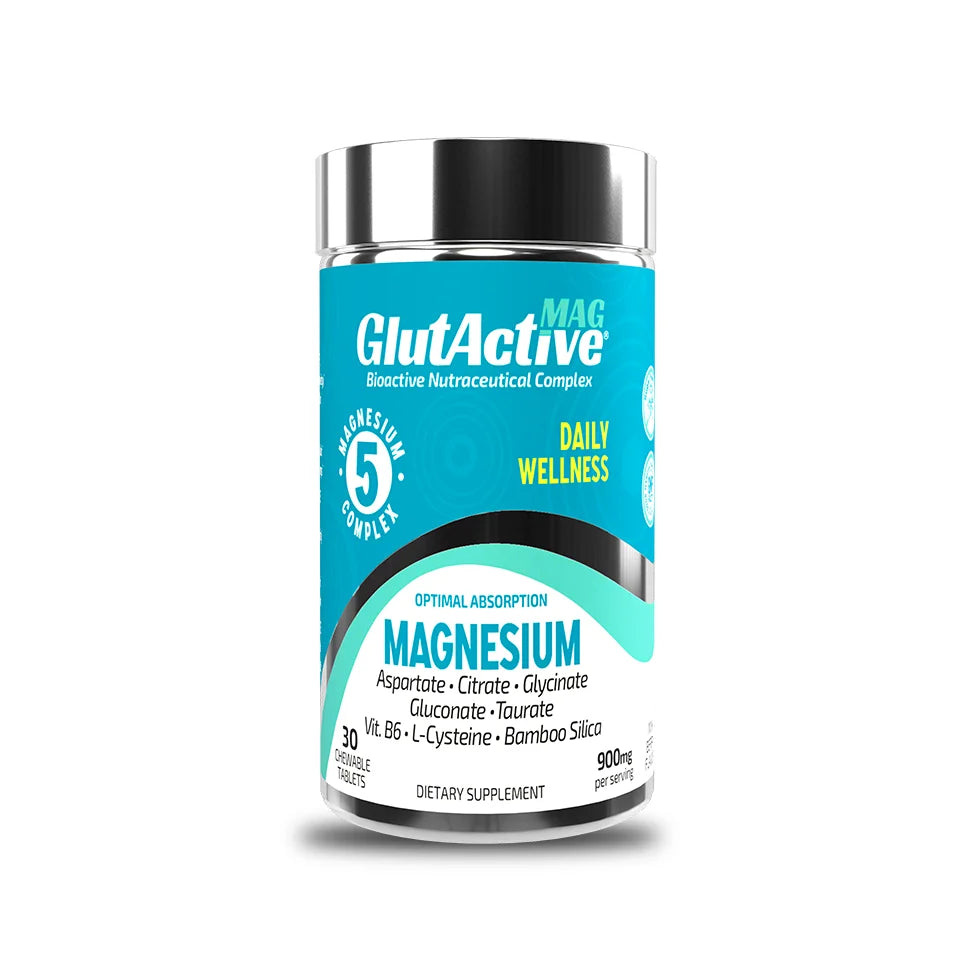 Natural pain reliever, better absorption, excellent taste, sleep support, muscle recovery | 5 sources of magnesium: Glycinate, Aspartate, Taurate, Gluconate, Citrate, Vitamin B6, Cysteine, Bamboo silica