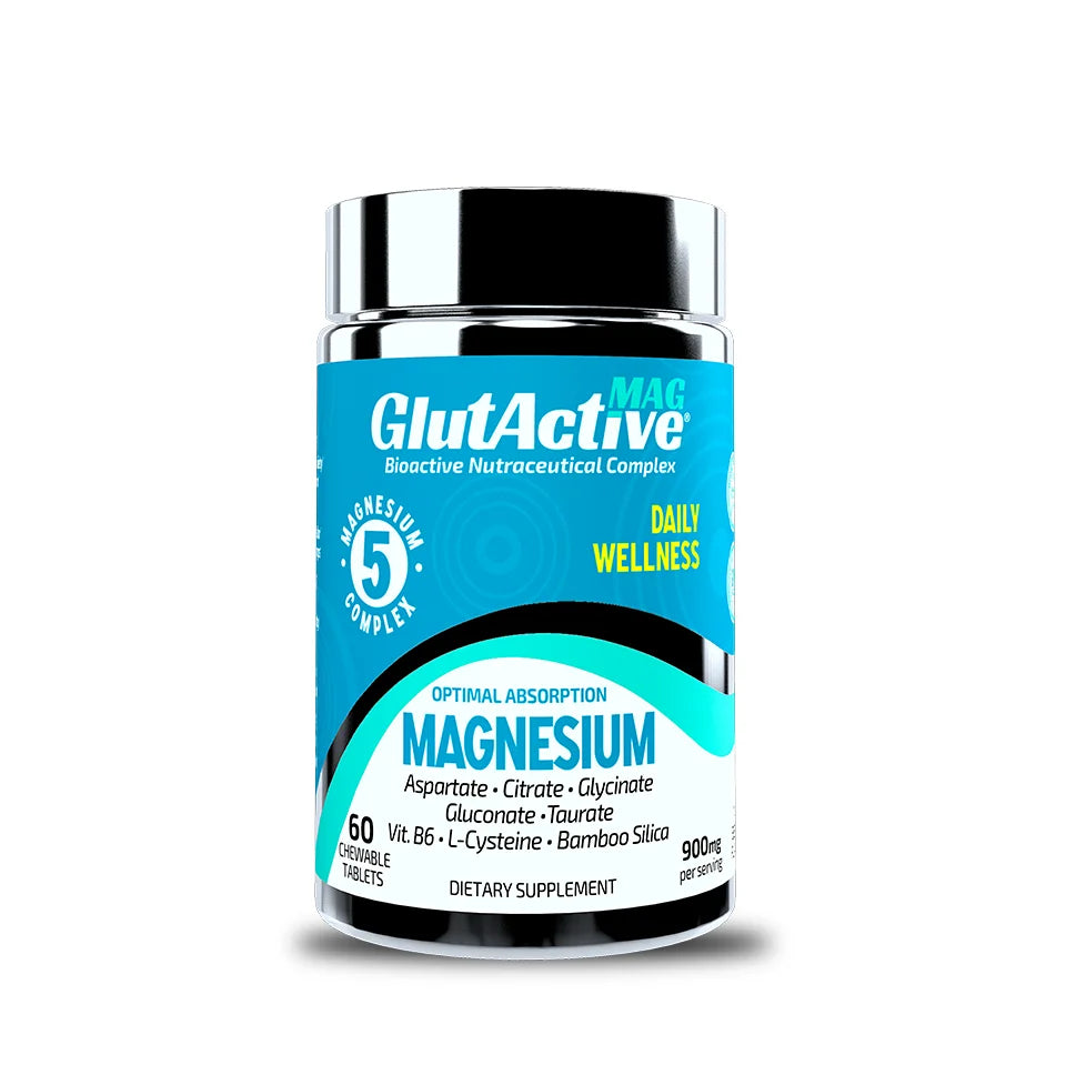 Natural pain reliever, better absorption, excellent taste, sleep support, muscle recovery | 5 sources of magnesium: Glycinate, Aspartate, Taurate, Gluconate, Citrate, Vitamin B6, Cysteine, Bamboo silica