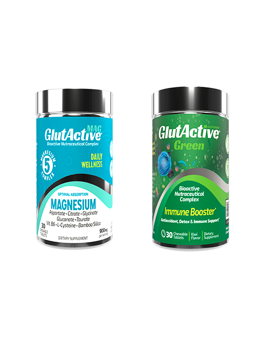 DÚO RECOVERY: GREEN 950mg + MAG 750mg Buccal-Dispersible Tablets !CELLULAR CYCLE RECOVERY! Antioxidant Synergy, DNA Protection, Side Effects Control, Support for Aggressive Treatments, Calm & Anxiety, Heart Health, Muscle Recovery | Better Absorption