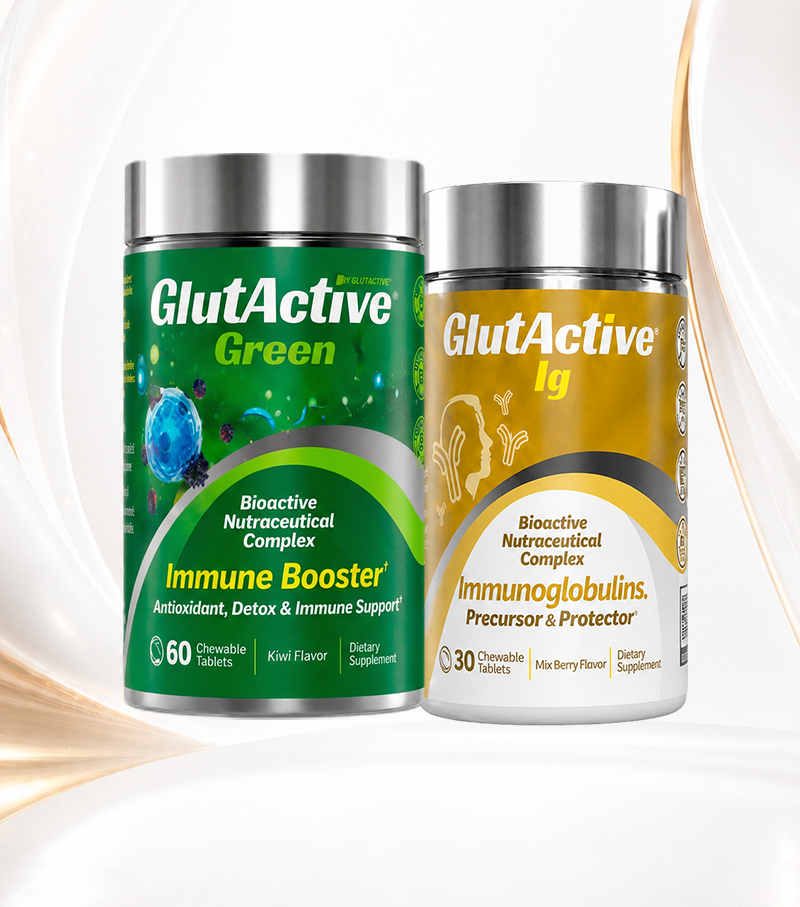 GlutActive Green x 60 Tab + Gold x 30 Tab | Bundle | 60 + 30 Chewable Tablets